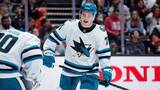 Celebrini ties Sharks franchise single-season point record with 114