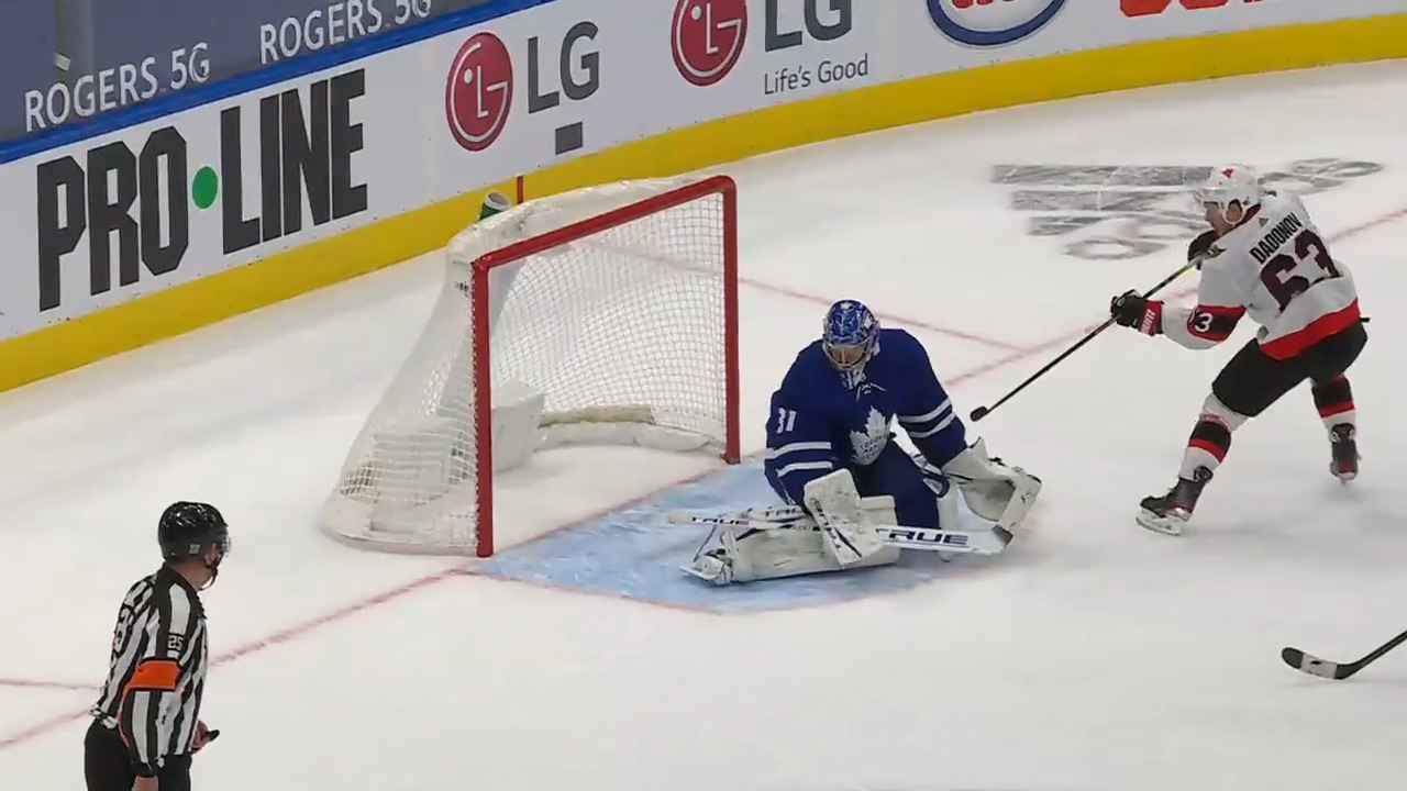 Evgenii Dadonov scores on breakaway as Senators complete comeback vs. Maple Leafs