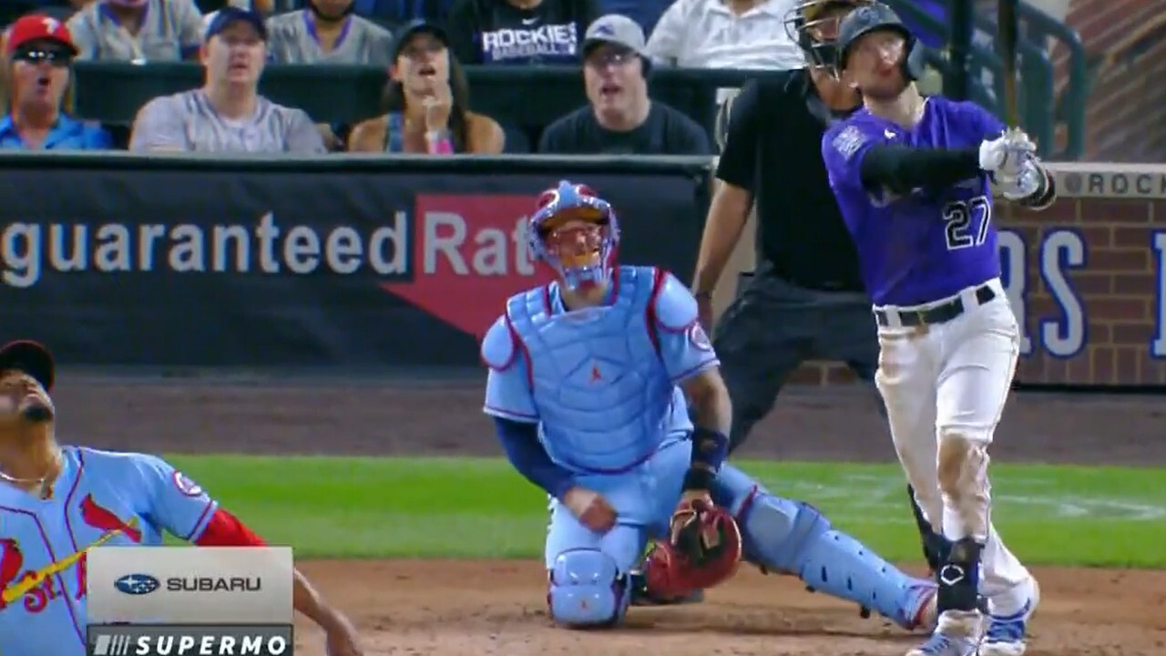 Rockies history crushes 461-foot three-run homer against Cardinals