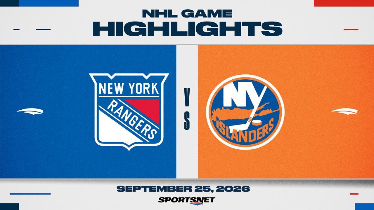 NHL Pre-Season Highlights: Rangers 6, Islanders 1