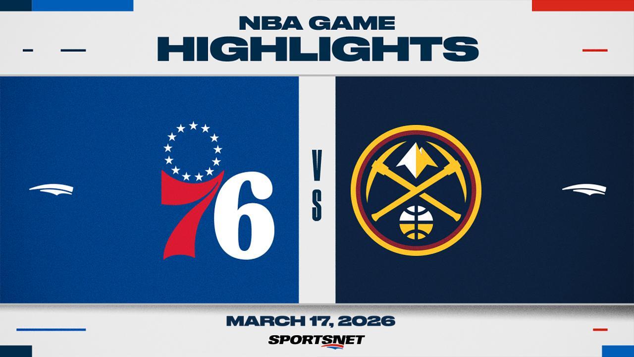 NBA Highlights: Nuggets 124, 76ers 96