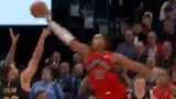 Raptors’ Murray-Boyles soars in for massive block on Cavaliers’ Tyson