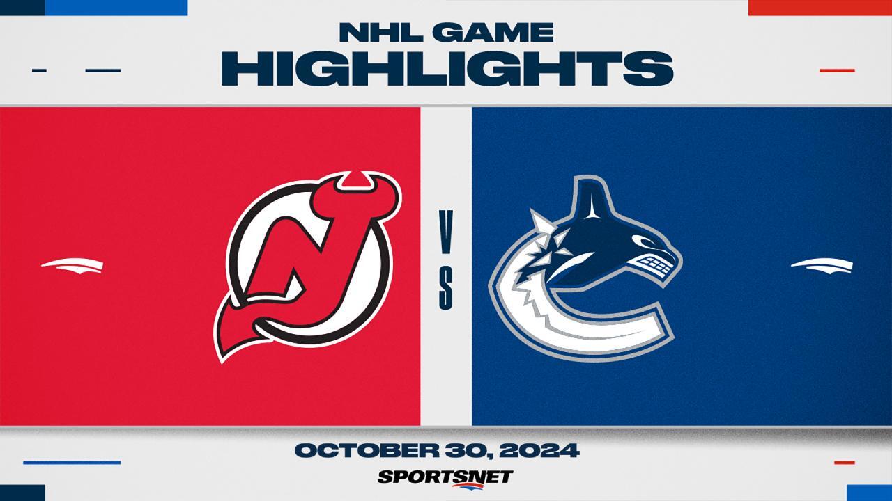 NHL Highlights: Devils 6, Canucks 0