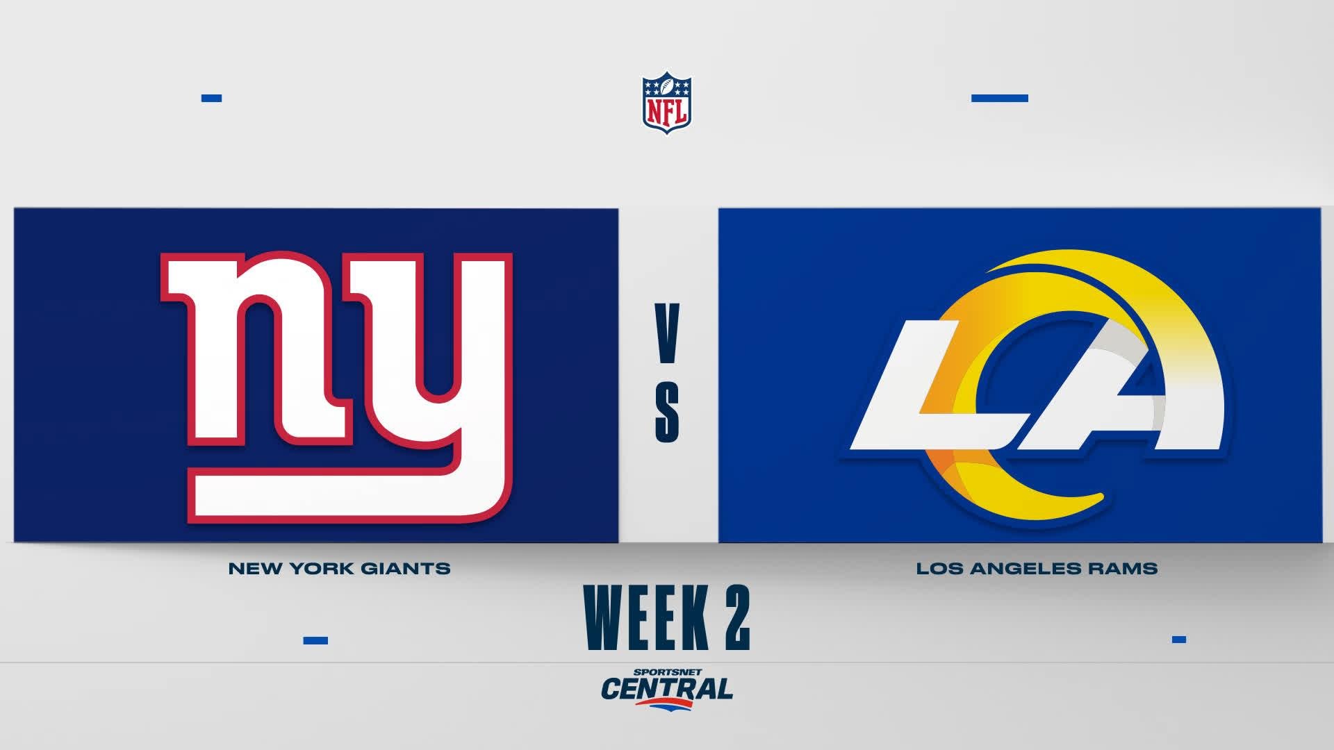 NFL Highlights: Rams 28, Giants 6