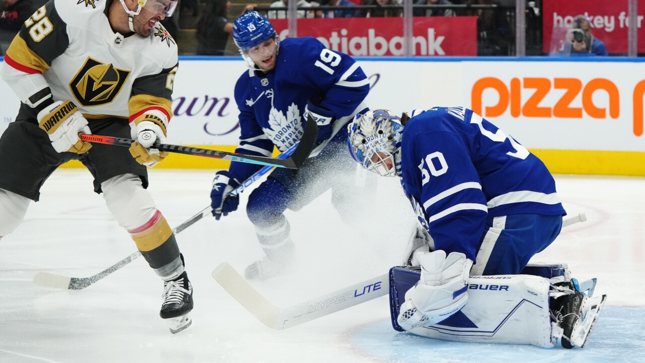 Maple Leafs goalie Matt Murray sidelined by abductor injury