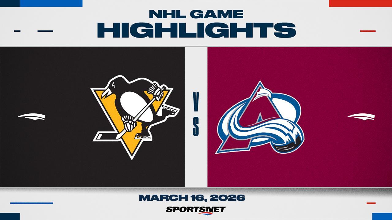 NHL Highlights: Penguins 7, Avalanche 2