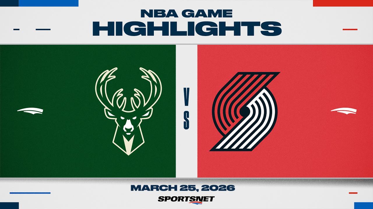 NBA Highlights: Trail Blazers 130, Bucks 99