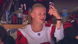 Soccer superstar Haaland attends Stanley Cup Final with Team Norway