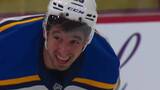 Blues’ Kyrou gets absolutely rocked by Jets’ Stanley with massive hit