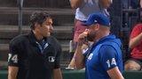 Blue Jays hitting coach Popkins ejected after arguing Wheeler’s placement
