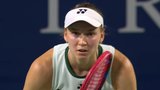 Rybakina wins three straight points to earn pivotal break vs. Osaka