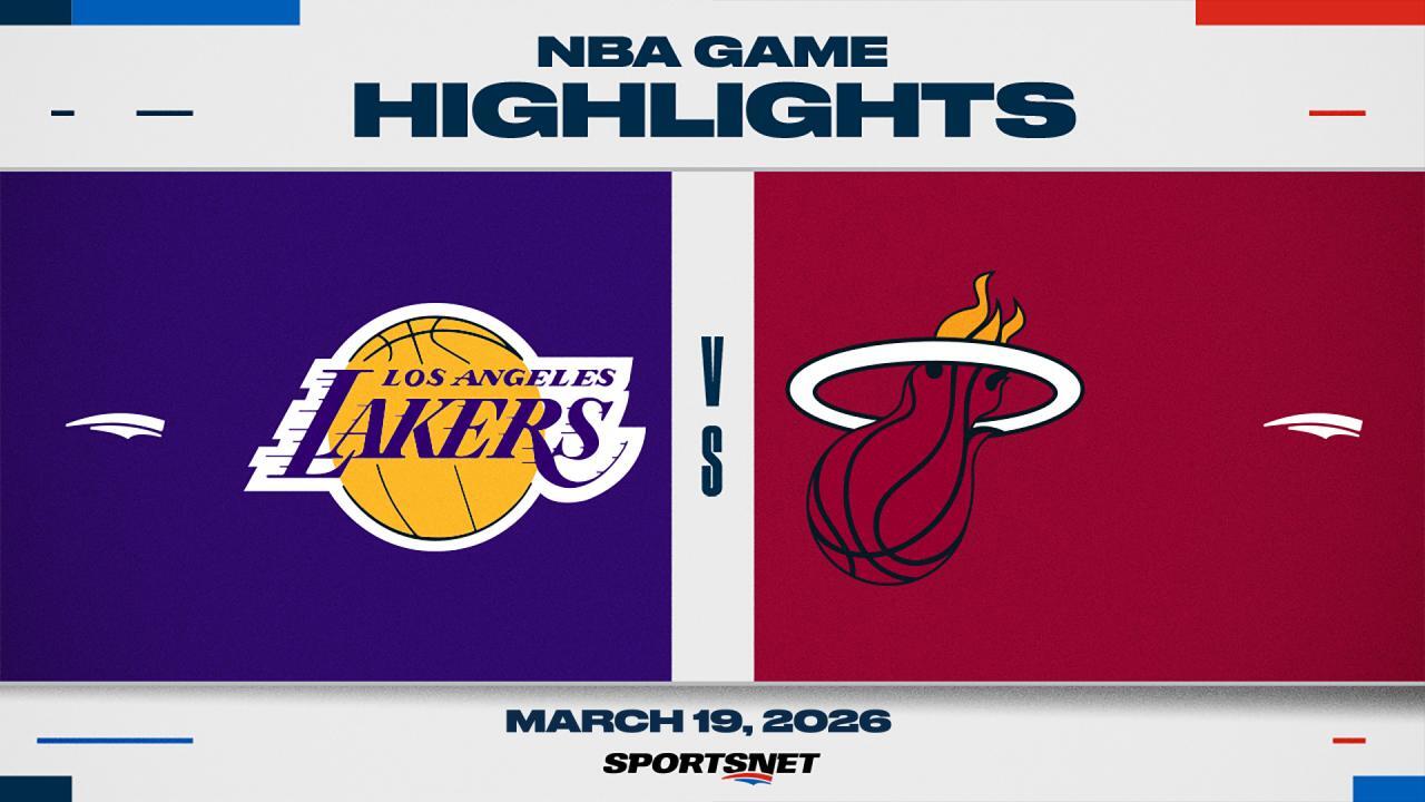 NBA Highlights: Lakers 134, Heat 126