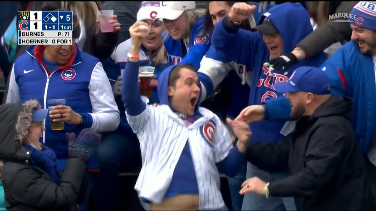 Cubs’ Hoerner cranks first homer of ’22 MLB season, fan goes wild after catching
