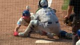 Gotta See It: Lukes guns down Stubbs at plate to keep Blue Jays alive in extras