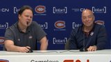 Canadiens’ Hughes, Gorton address media after end of season