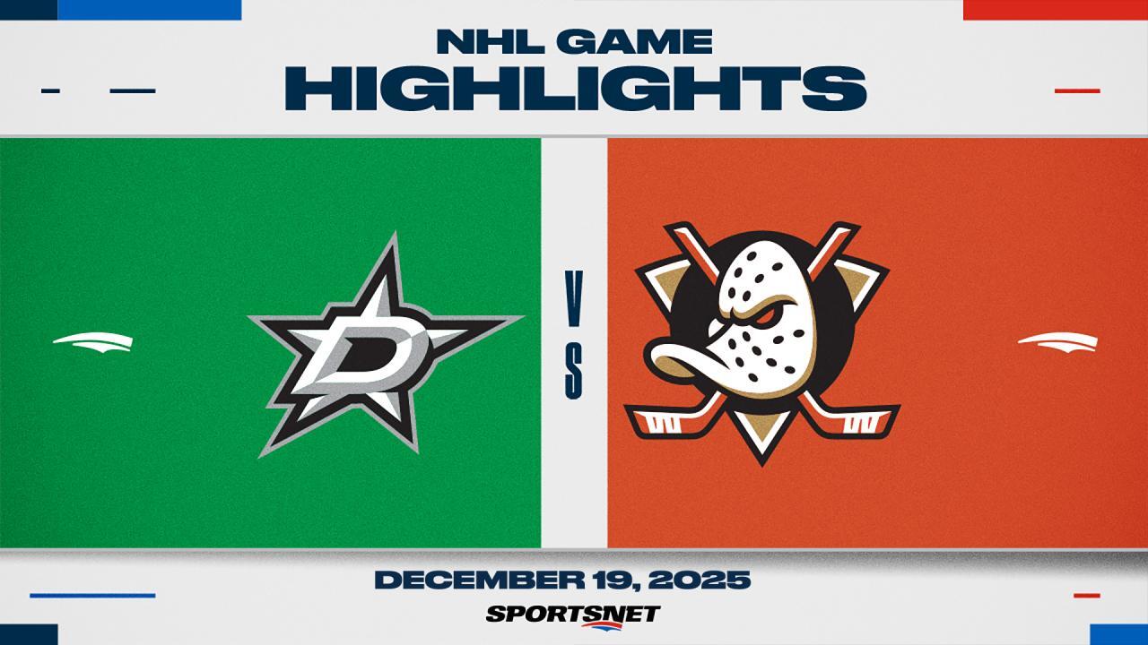NHL Highlights: Stars 8, Ducks 3