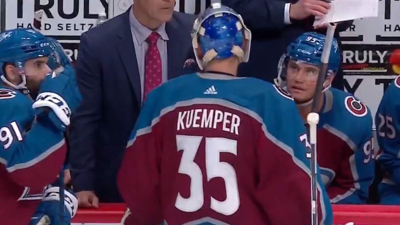 Avalanche goalie Darcy Kuemper injured Nashville Predators: The photo