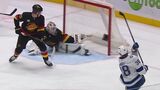 Canucks’ Lankinen makes insane save to leave Hagel stunned