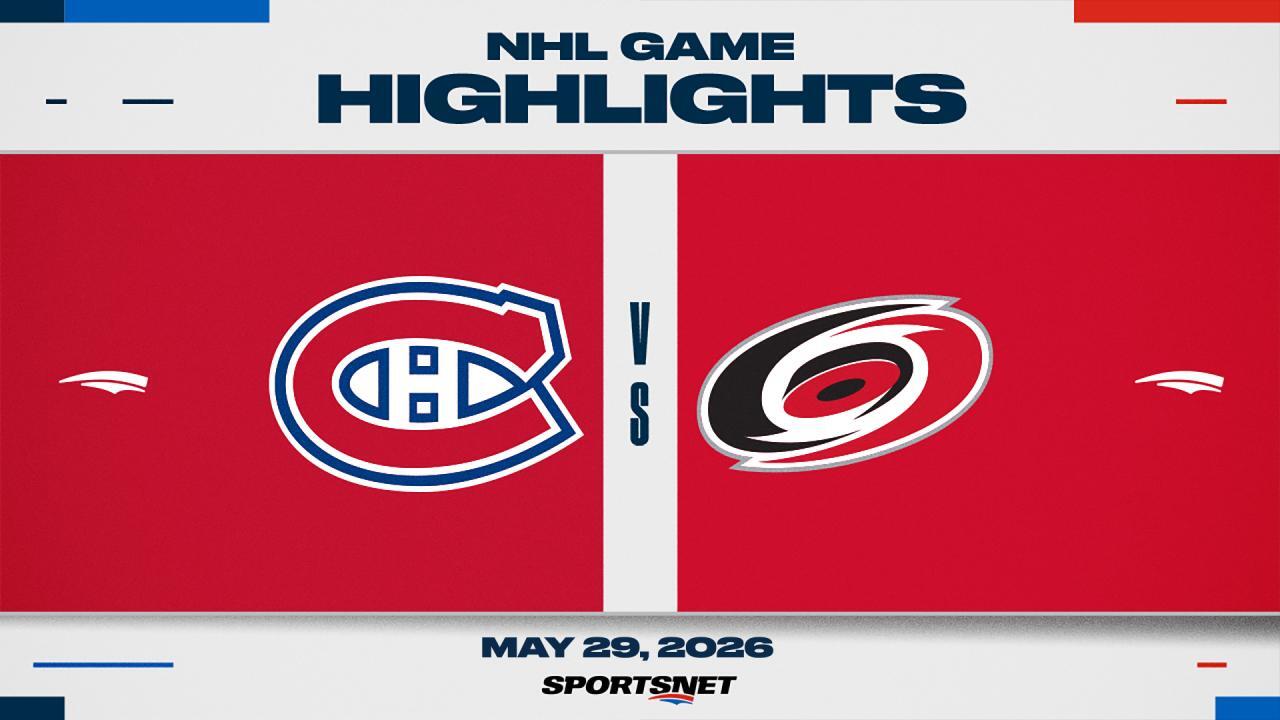 NHL Game 5 Highlights: Hurricanes 6, Canadiens 1
