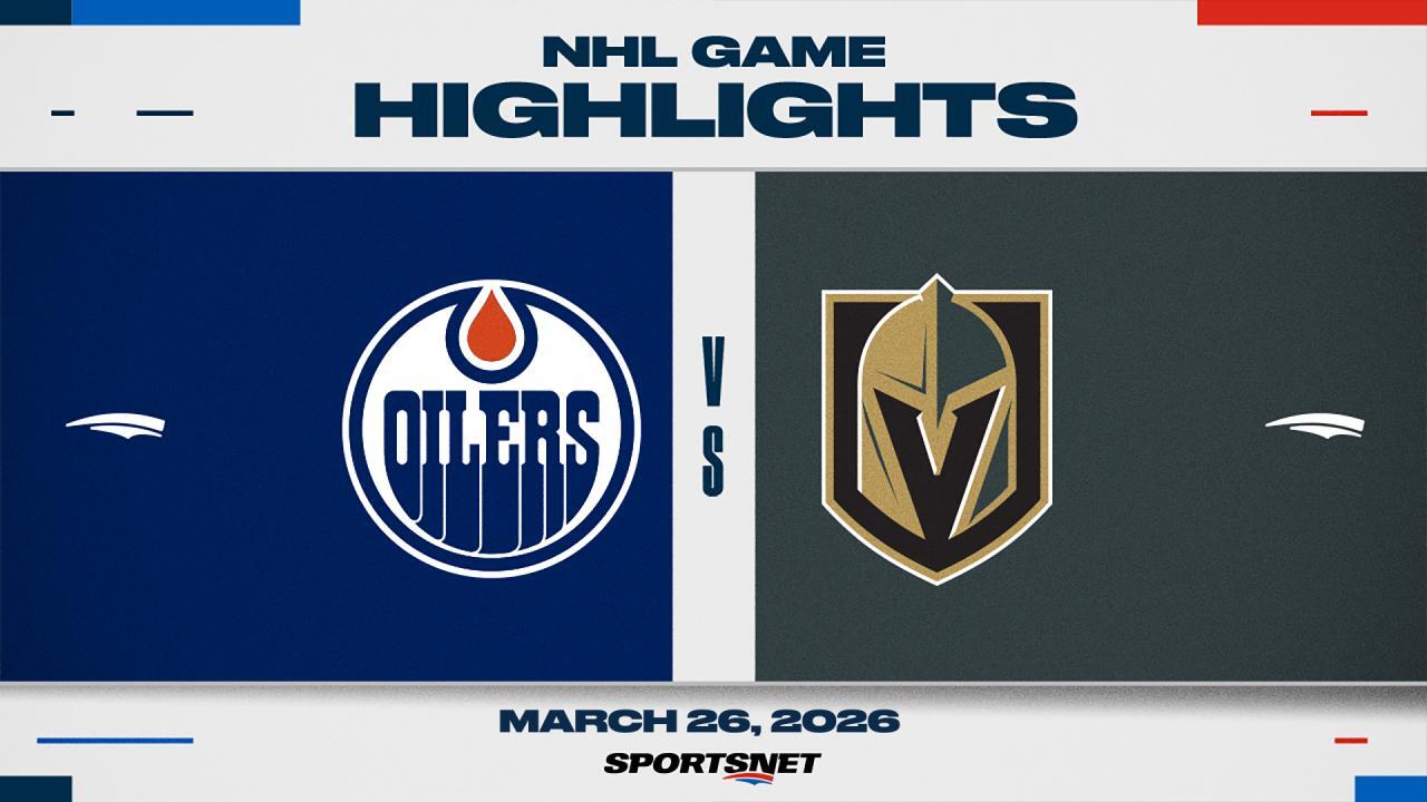 NHL Highlights: Oilers 4, Golden Knights 3 (OT)