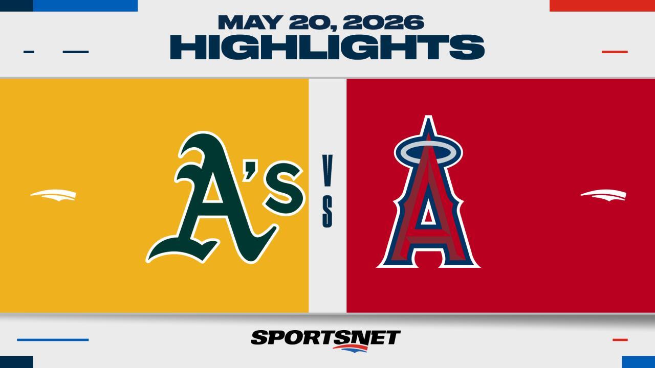 MLB Highlights: Athletics 6, Angels 5 (10)