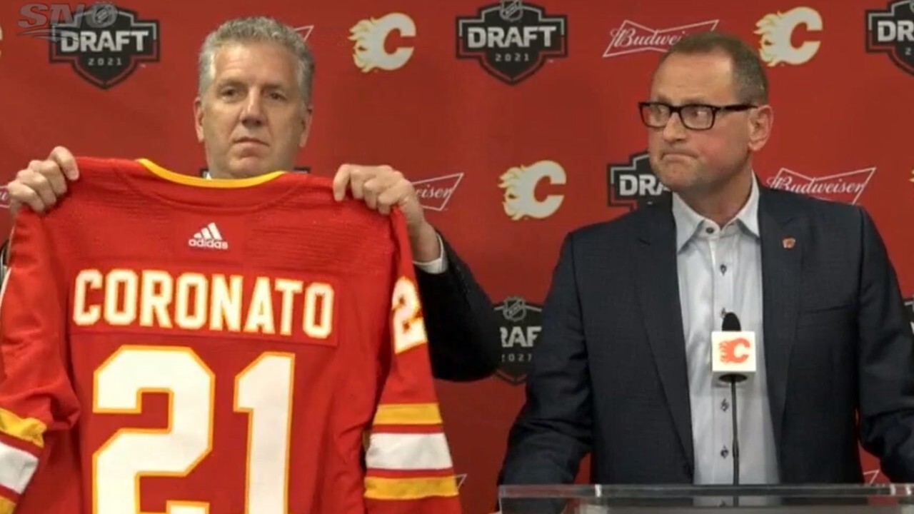 Matt Coronato making case to crack Flames' top six with 'NHL shot'