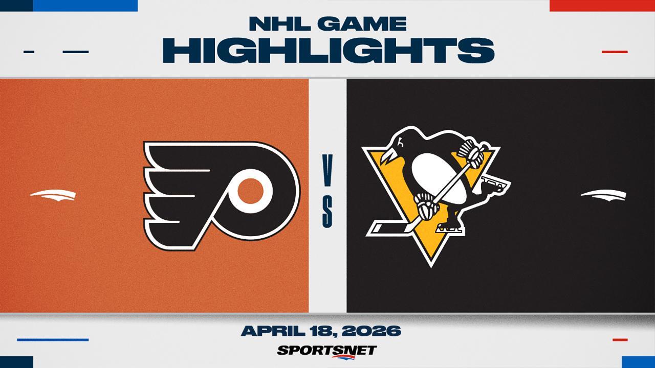 NHL Game 1 Highlights: Flyers 3, Penguins 2
