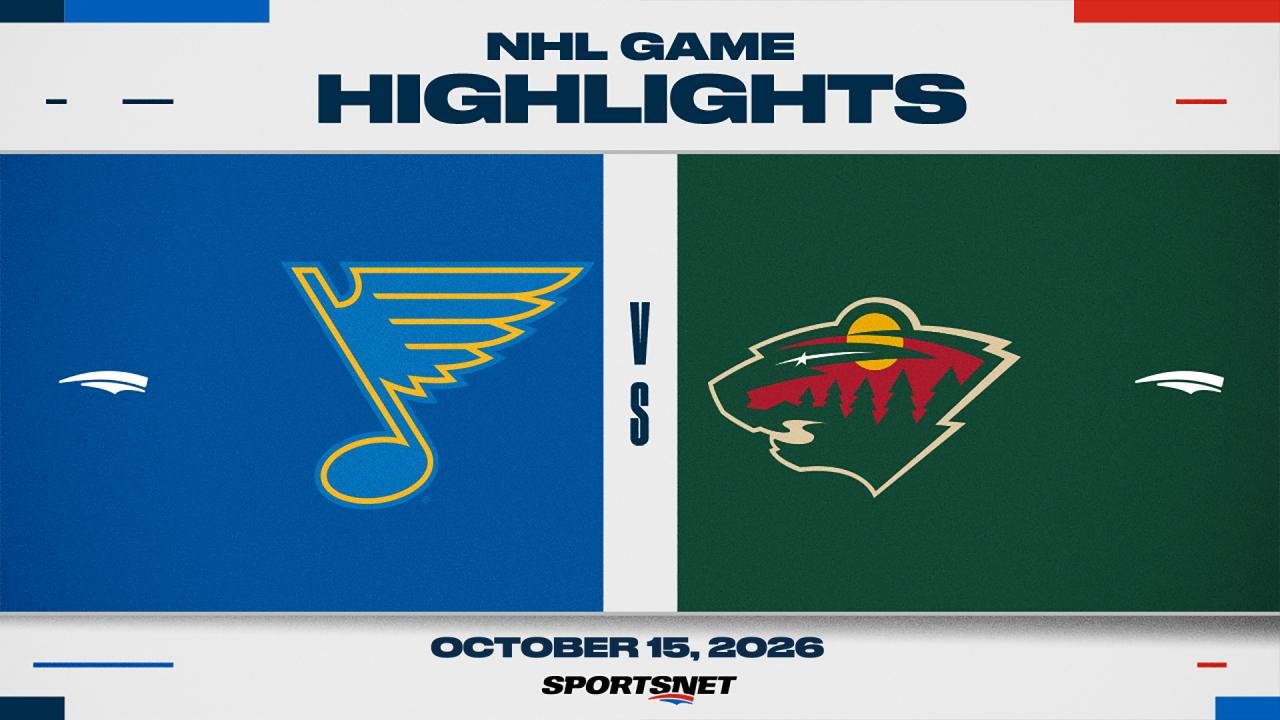 NHL Highlights: Wild 5, Blues 4