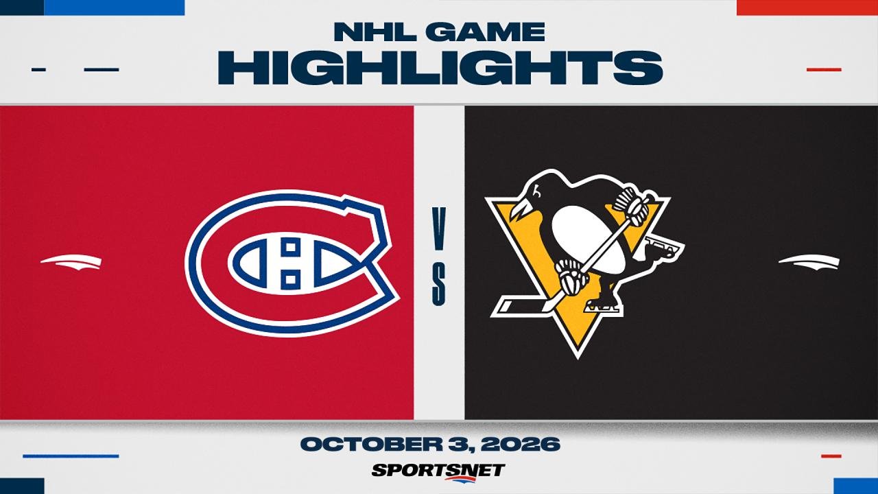 NHL Highlights: Penguins 6, Canadiens 5 (OT)