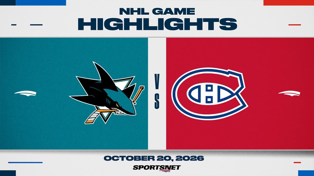 NHL Highlights: Sharks 4, Canadiens 3 (OT)