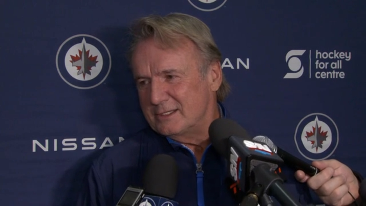 Watch Live: Newly named Jets captain Adam Lowry talks about new role