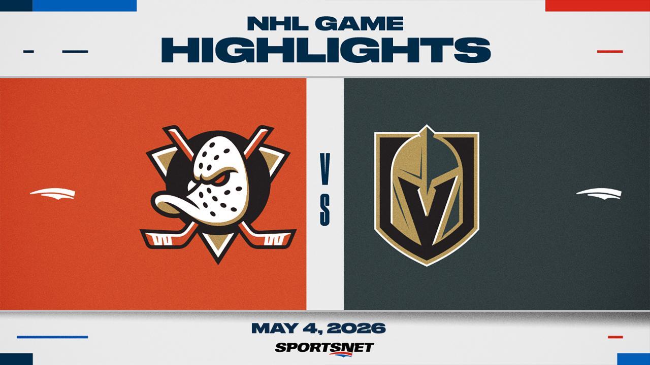 NHL Game 1 Highlights: Golden Knights 3, Ducks 1