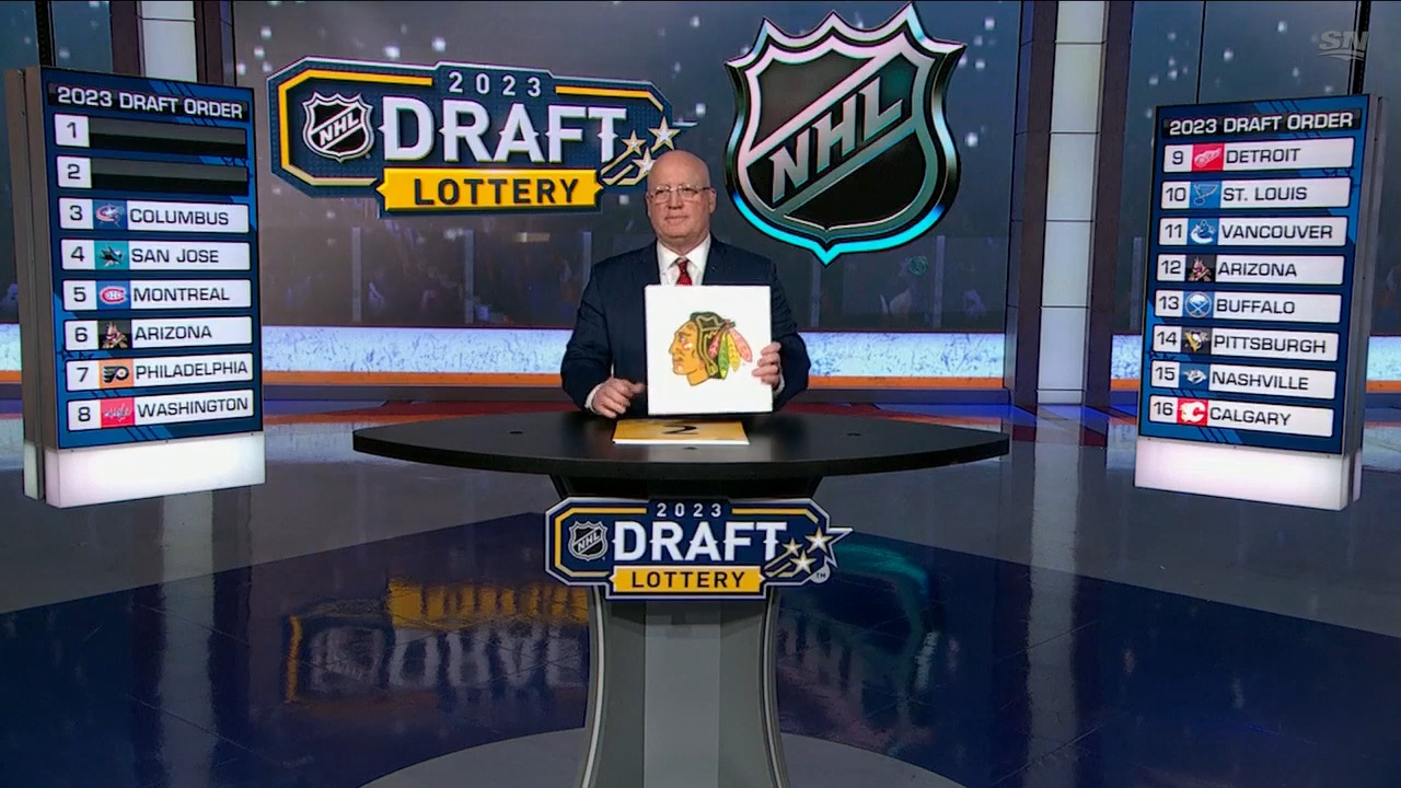 From start to finish, how the 2023 NHL Draft Lottery went down