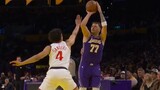 Lakers’ Doncic sinks five threes in massive 24-point first quarter