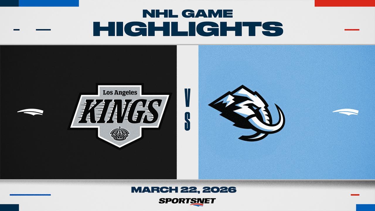 NHL Highlights: Mammoth 4, Kings 3 (OT)