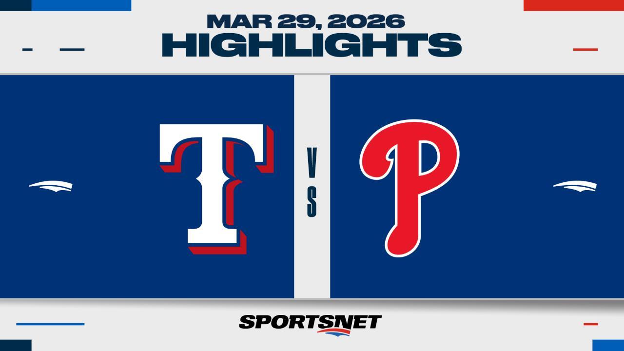 MLB Highlights: Rangers 8, Phillies 3
