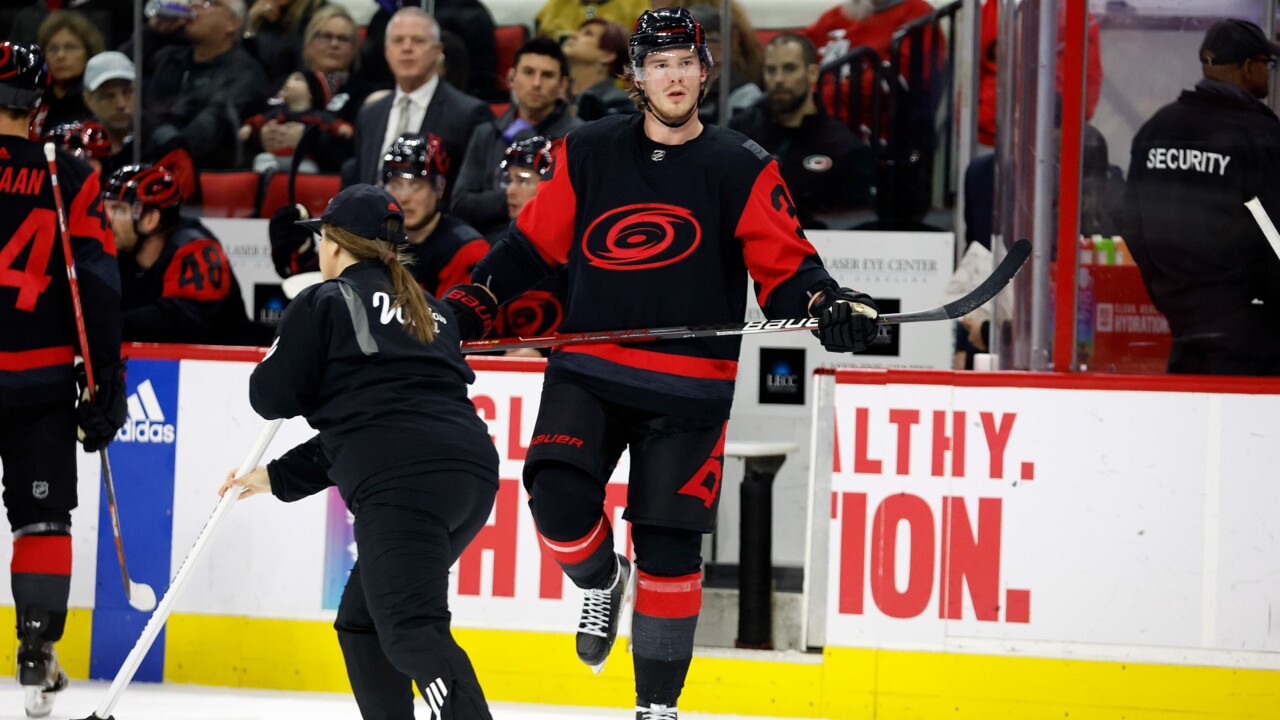Carolina Hurricanes' Seth Jarvis gained his playoff experience the hard,  painful way