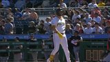 Pirates’ Horwitz admires leadoff homer with emphatic bat flip