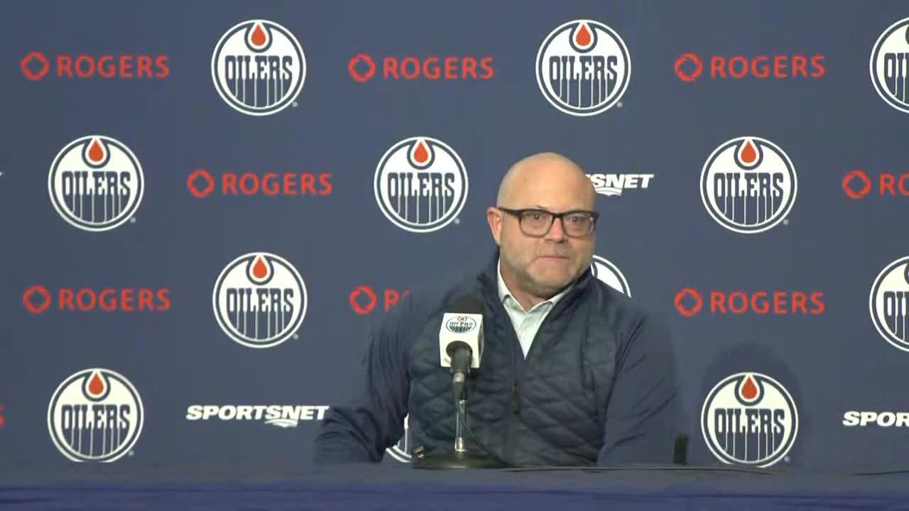 Watch Oilers general manager Stan Bowman’s full media availability