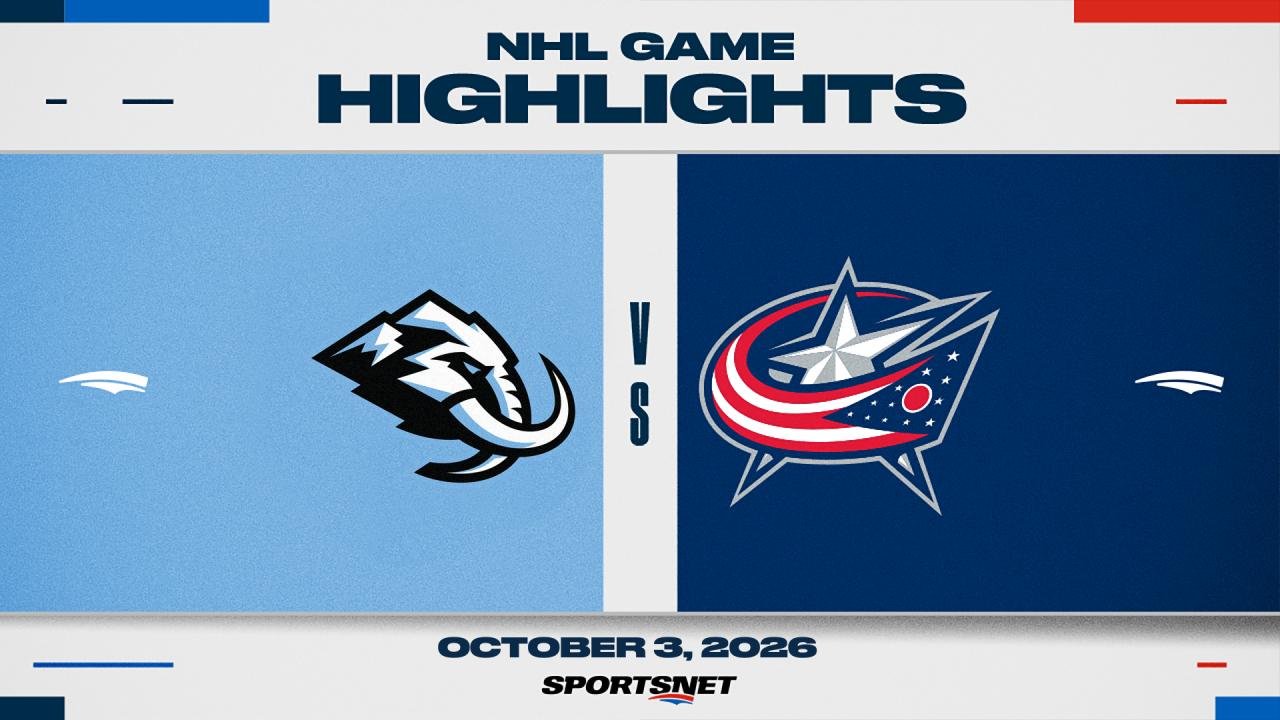 NHL Highlights: Mammoth 4, Blue Jackets 1