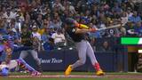 Griffin launches first MLB homer on his 20th birthday vs. Brewers