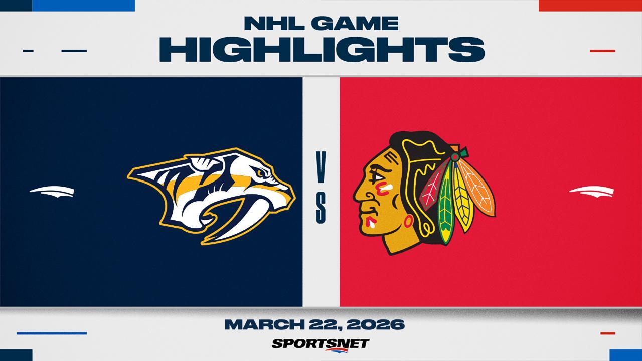 NHL Highlights: Predators 3, Blackhawks 2 (OT)