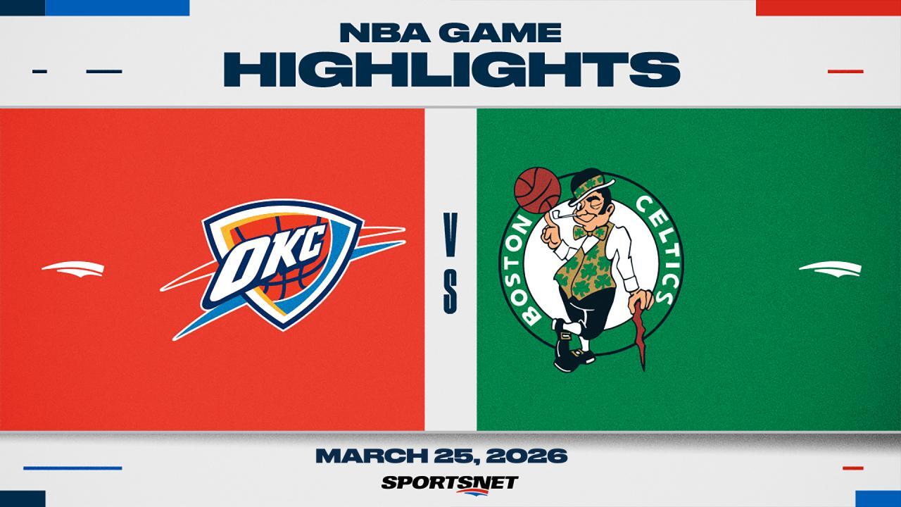 NBA Highlights: Celtics 119, Thunder 109