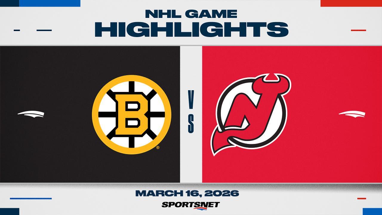 NHL Highlights: Devils 4, Bruins 3 (OT)