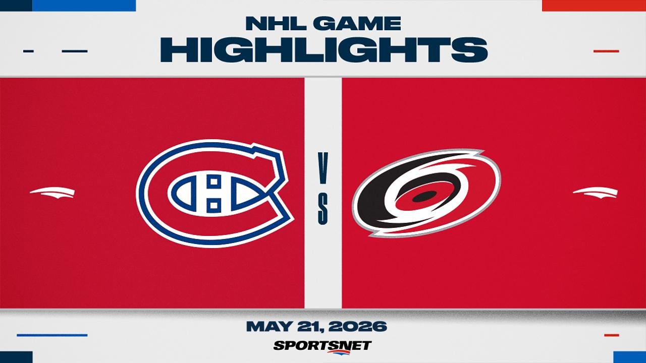 NHL Game 1 Highlights: Canadiens 6, Hurricanes 2