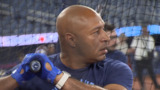 Vernon Wells takes BP ahead of Guardians-Blue Jays