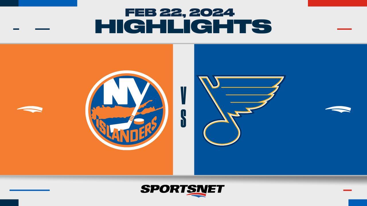 NHL Highlights: Blues 4, Islanders 0