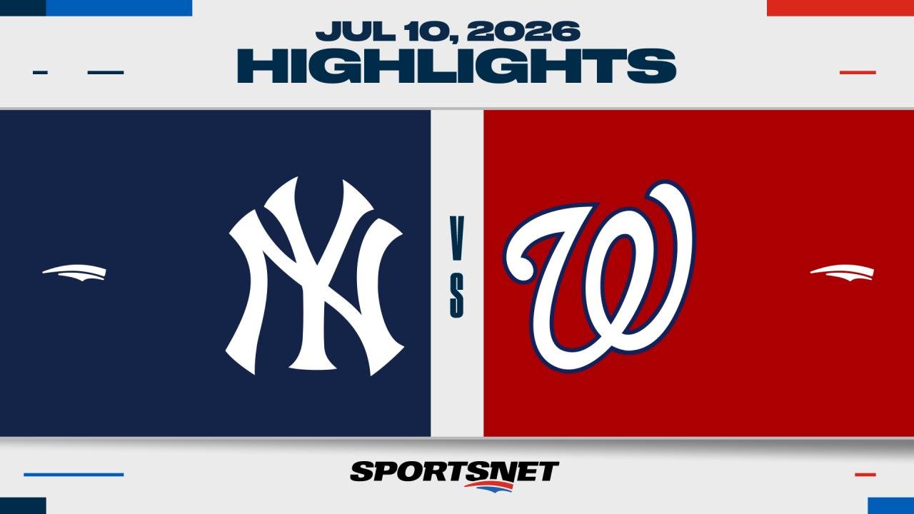 MLB Highlights: Yankees 5. Nationals 3