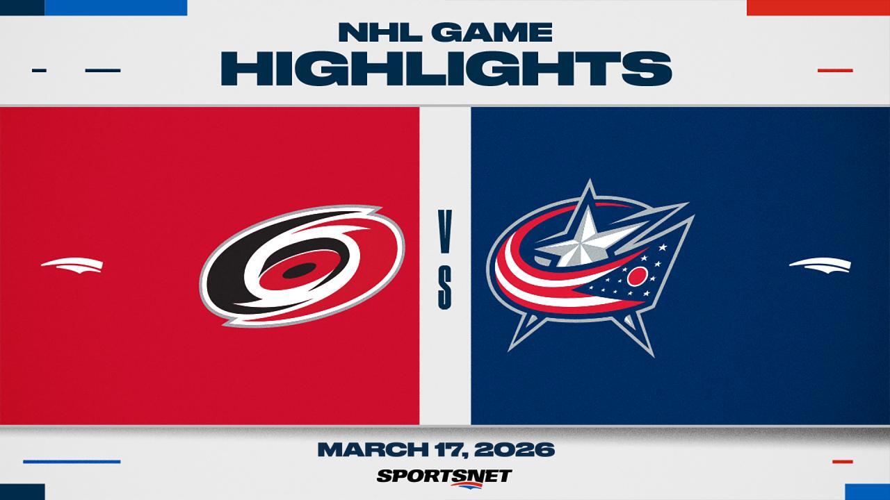 NHL Highlights: Blue Jackets 5, Hurricanes 1