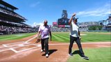 Rockies legend Walker throws first pitch to fellow Canadian icon Jenkins